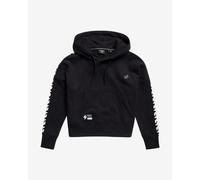 Sweatshirt à capuche Superdry Code Logo Tape Crop noir femme - XS