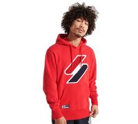 Superdry Code Logo Che Hoodie Rouge S Homme
