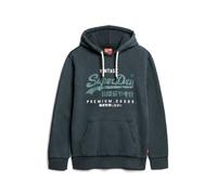 Sweatshirt à capuche Superdry Duo Vintage Logo Noir M