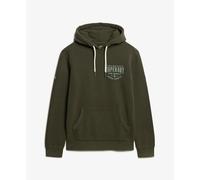 Superdry Machined Goods Workwear Hoodie Vert L Homme