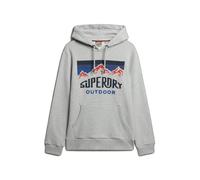 Superdry Mountain Relaxed Fit Hoodie Gris XL Homme