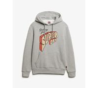 Superdry North Cali Hoodie Gris L Homme