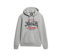 Superdry Perfect Fit Script Hoodie Gris S Homme