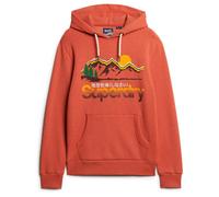 Sweatshirt à capuche Superdry Cl Great Outdoors Graphic Orange S