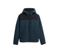 Superdry Veste à capuche Softshell Tech Trekker Bleue XL