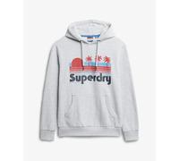 Sweatshirt à capuche Superdry Vintage Great Outdoors Gris M