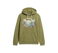 Superdry Tokyo Vl Graphic Hoodie Vert S Homme