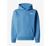 Sweatshirt à capuche The North Face Vertical Graphic bleu clair blanc fille - S