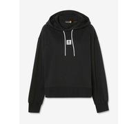 Sweatshirt à capuche Timberland Stack Logo Loop Back noir femme - XS