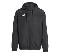 Sweat-shirt à capuche toile Tiro 25 Essentials Black / White XL