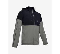 Sweatshirt à capuche Under Armour Recover Woven Full Zip noir gris - S