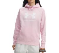 Under Armour Rival Fleece Big Logo Hoodie Rose XS Femme