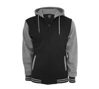 Urban Classics 2-tone Zip Gt Sweatshirt Noir L Homme