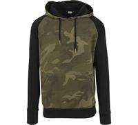 Urban Classics Raglan Contract Sweatshirt Vert S Homme