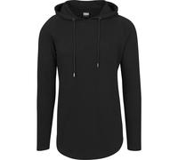 Urban Classics Sweat-shirt long à capuche en terry 100% coton homme noir M coupe standard