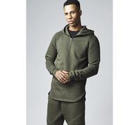Sweatshirt à capuche Urban Classic pleat leeve terry Vert M