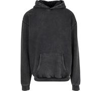 Sweatshirt Ã capuche Urban Classics Acid Washed Noir S