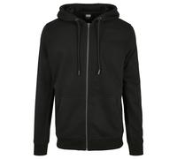 Urban Classics Sweat à capuche zippé Basic Terry en molleton Noir Taille L Homme