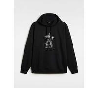 Sweatshirt à capuche Vans Crazy Eddy Loose noir pur - S