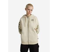 Sweatshirt à capuche Vans Extra Fun Full Zip beige bleu femme - L