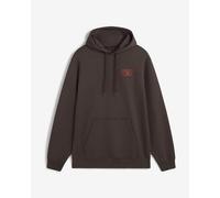 Sweatshirt à capuche Vans Full Patch Pullover marron rouge - S