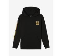 Sweatshirt à capuche Vans Global Stack noir jaune junior - S