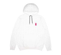 Sweatshirt à capuche Wrung Dots Two Blanc L