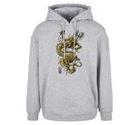 Sweatshirt à capuche Wu-Wear Wu Wear Dragon Gris XL