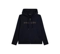 Sweatshirt Ã capuche zippÃ© Ã bande avec logo femme Freddy Bleu XS
