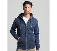 Sweatshirt Ã capuche zippÃ© Ã logo Superdry Essential Bleu S