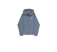 Sweatshirt Ã capuche zippÃ© avec petit logo Alpha Industries Basic Bleu M