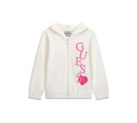 Sweatshirt Ã capuche zippÃ© bÃ©bÃ© fille Guess Active Blanc 6/9 mois