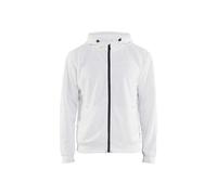 Sweatshirt Ã capuche zippÃ© Blaklader Blanc M