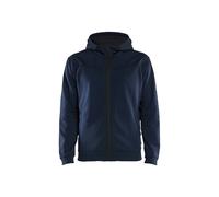 Sweatshirt Ã capuche zippÃ© Blaklader Bleu L