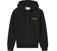 Sweatshirt Ã capuche zippÃ© Calvin Klein Classic Logo Noir L