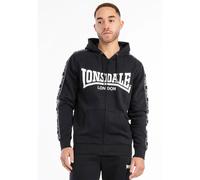 Sweatshirt Ã capuche zippÃ© coupe classique Lonsdale Bigton Noir 2XL