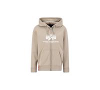 Sweatshirt à capuche zippée Alpha Industries Basic Beige S