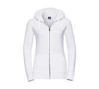 Sweatshirt Ã capuche zippÃ©e femme Russell Athletic Authentic Blanc XS