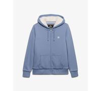 Sweatshirt Ã capuche zippÃ©e femme Superdry Bleu 2XS