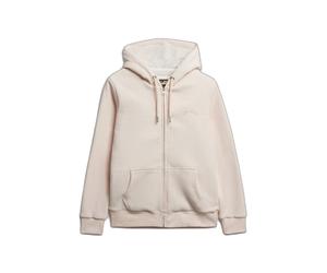 Sweatshirt Ã capuche zippÃ©e femme Superdry Borg Rose S