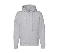Sweatshirt Ã capuche zippÃ©e Fruit of the Loom Premium Gris XL