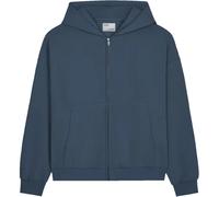 Sweatshirt Ã capuche zippÃ©e oversize Colorful Standard Organic petrol blue Bleu M