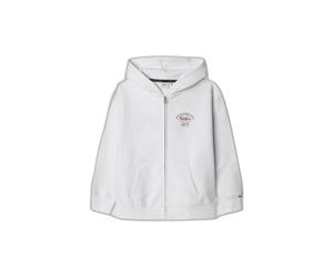Sweatshirt Ã capuche zippÃ© enfant Pepe Jeans Jackson Blanc 8 ans