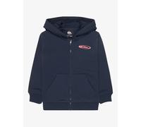 Sweatshirt Ã capuche zippÃ© enfant Quiksilver Quik Globe Bleu 3 ans