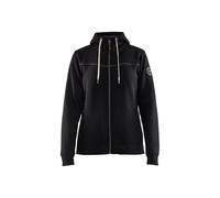 Sweatshirt Ã capuche zippÃ© femme Blaklader Noir XS