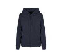 Sweatshirt Ã capuche zippÃ© femme Build Your Brand Basic Bleu S