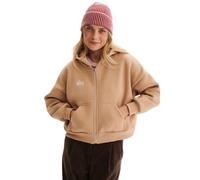 Sweatshirt Ã capuche zippÃ© femme She is Sunday Soho Beige L