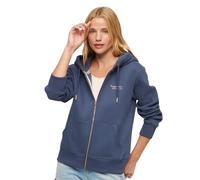Sweatshirt Ã capuche zippÃ© femme Superdry Essential Bleu S