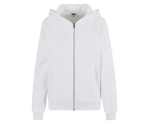 Sweatshirt Ã capuche zippÃ© femme Urban Classics Blanc L