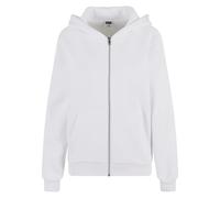 Sweatshirt Ã capuche zippÃ© femme Urban Classics Blanc M